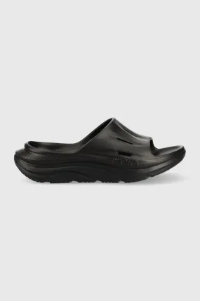 Hoka One One sliders ORA Recovery Slide 3 men's black color