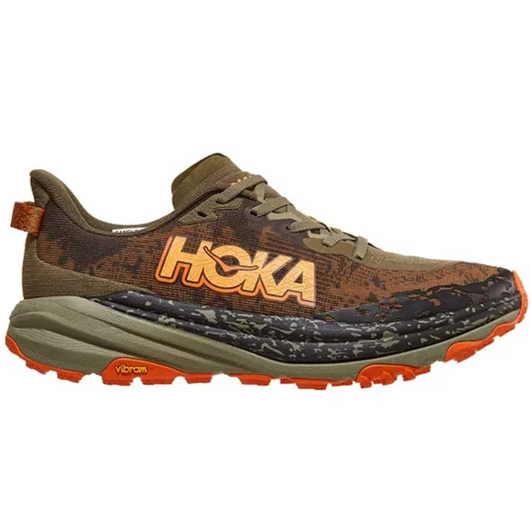 Hoka Speedgoat 6 Trail Runner Antique Olive/ Squash (Men's)