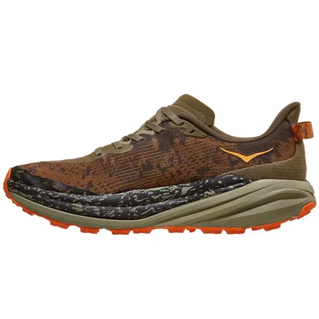 Hoka Speedgoat 6 Trail Runner Antique Olive/ Squash (Men's)