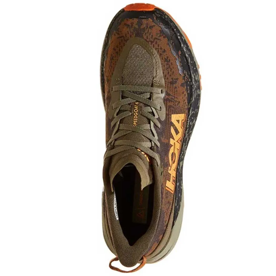 Hoka Speedgoat 6 Trail Runner Antique Olive/ Squash (Men's)