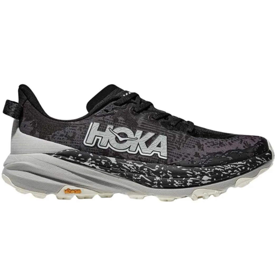 Hoka Speedgoat 6 Trail Runner Black/ Stardust (Men's)