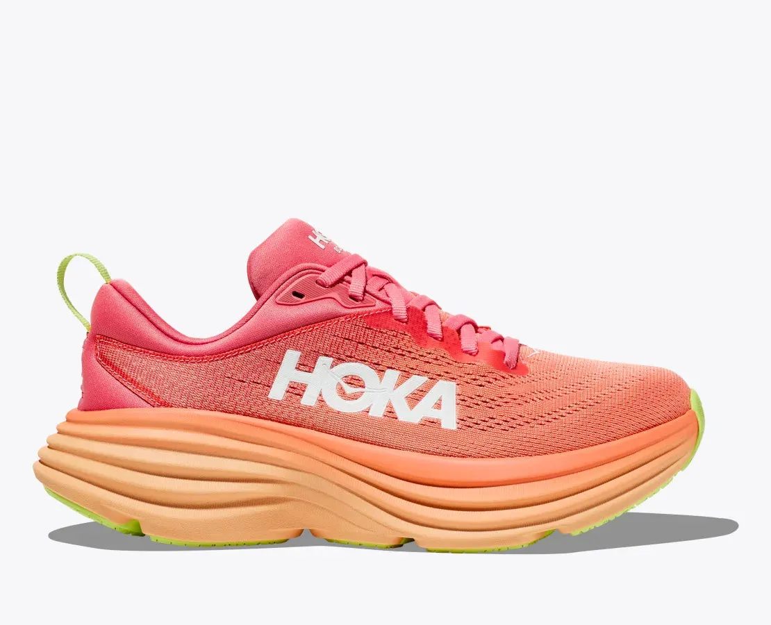 Hoka Women's 1127952 Bondi 8 Coral Papaya-