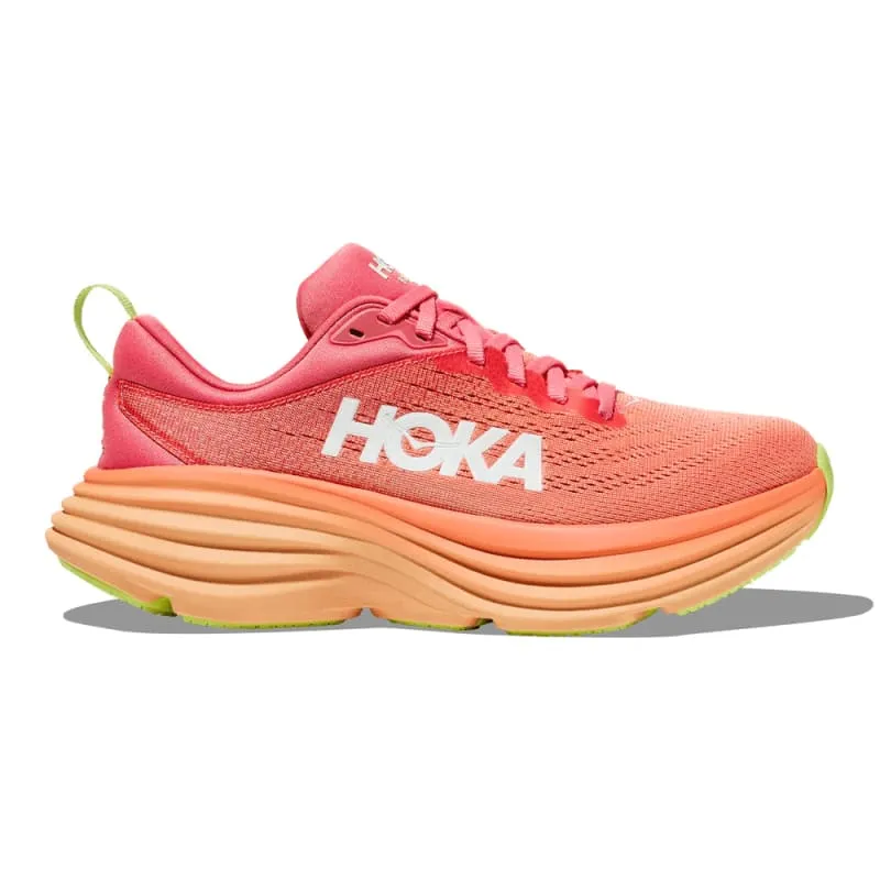 Hoka Women's 1127952 Bondi 8 Coral Papaya-