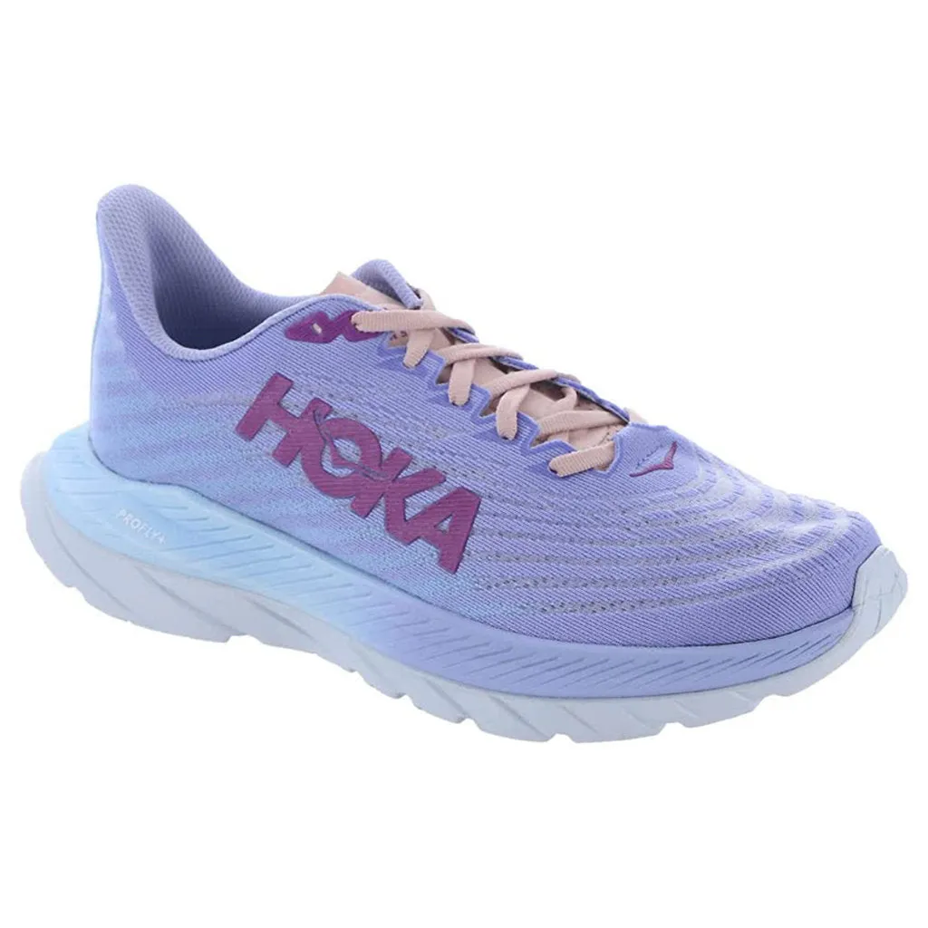 Hoka Womens Trainers Mach 5 Lace-Up Low-Top Running Textile - UK 7