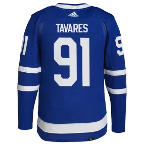 JOHN TAVARES TORONTO MAPLE LEAFS ADIDAS ADIZERO PRIMEGREEN AUTHENTIC BLUE HOME JERSEY