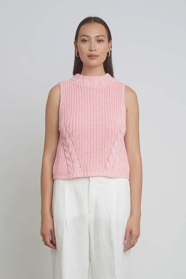 Lily Tank - Pastel Pink