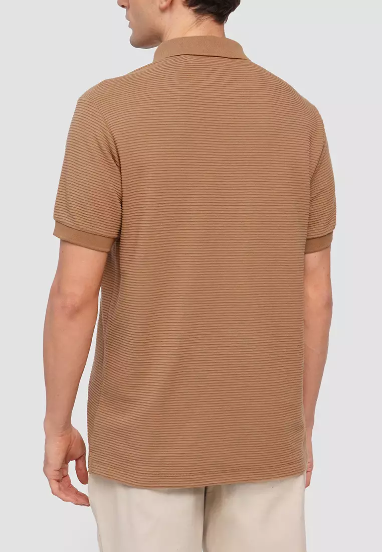 MEMO O.O.O. Textured Polo Shirt