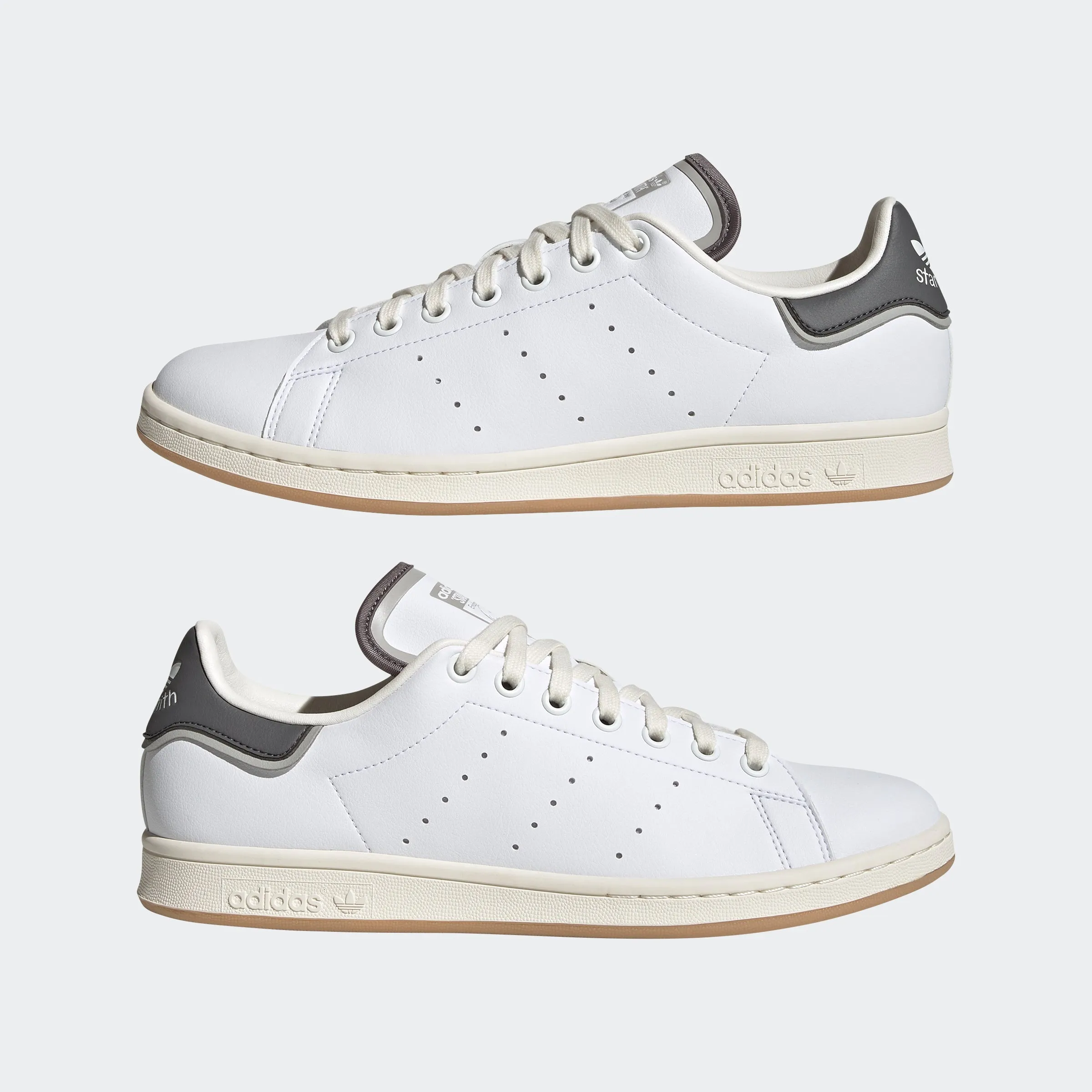 Men's adidas Originals Stan Smith Shoes White Grey