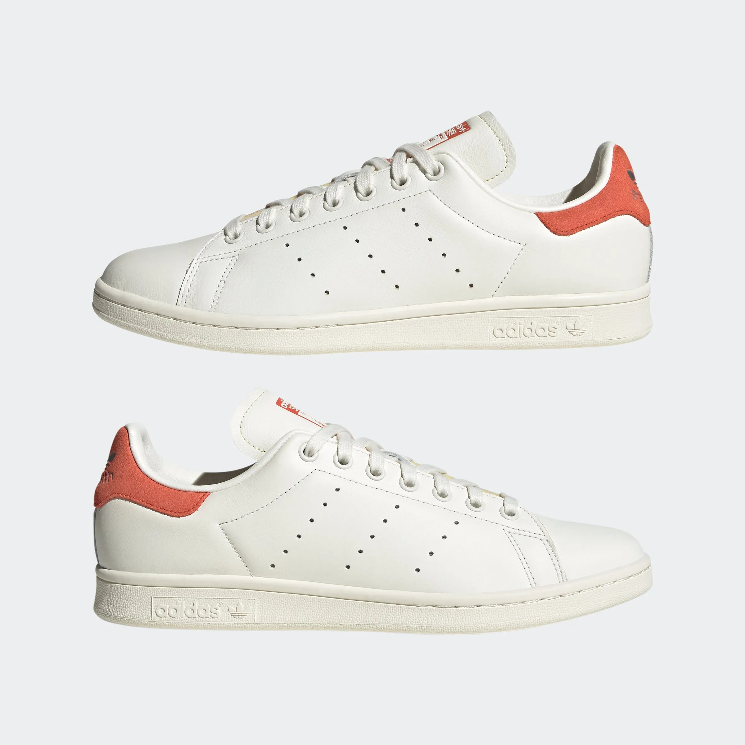 Men's adidas Originals Stan Smith Shoes White Preloved Red