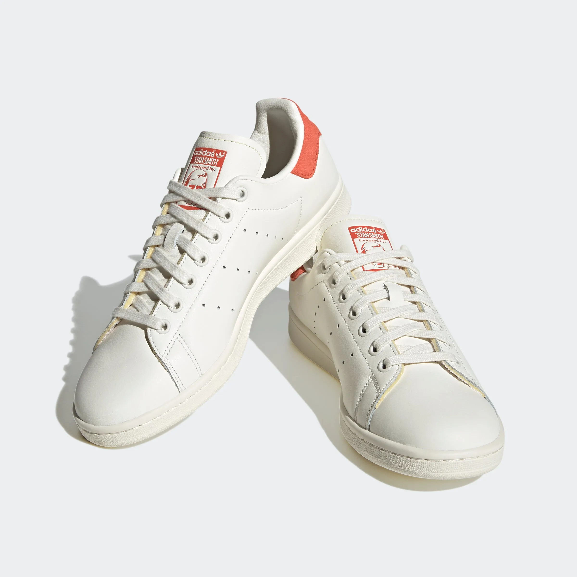 Men's adidas Originals Stan Smith Shoes White Preloved Red