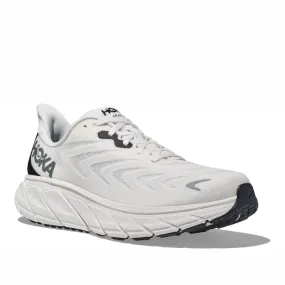 Men's HOKA Arahi 6 - Blanc de Blanc/Steel Wool