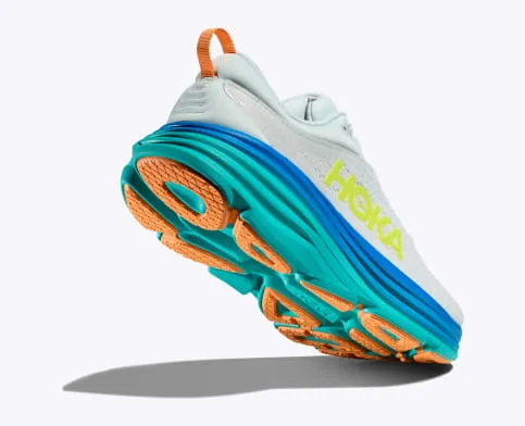 MEN'S HOKA BONDI 8 | ICE FLOW / BIT OF BLUE