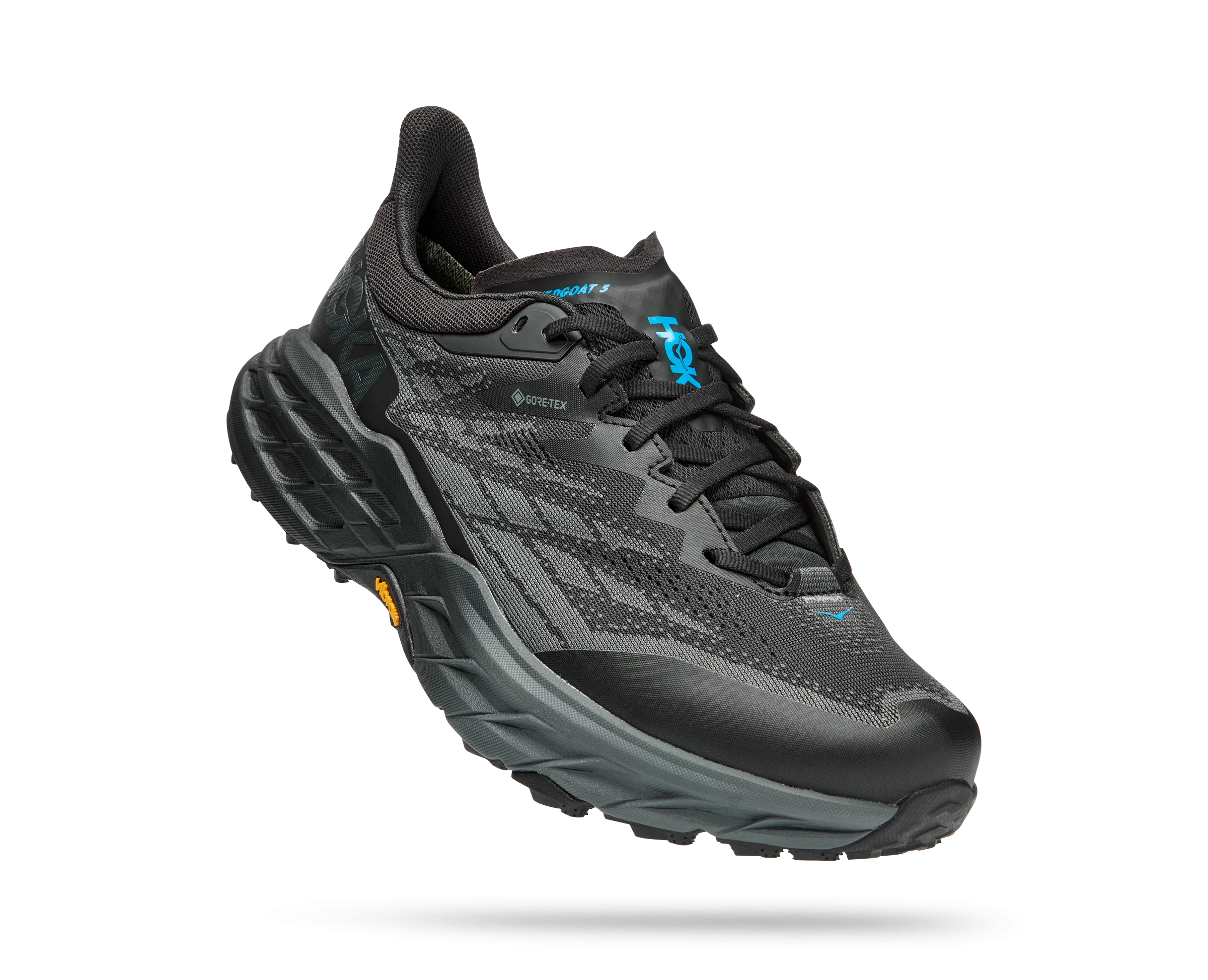 Men's Hoka Speedgoat 5 GTX Color: Black/Black