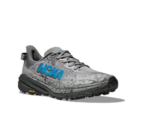 Men's Hoka Speedgoat 6 Color: Galactic Grey/Hoka Blue (WIDE WIDTH)