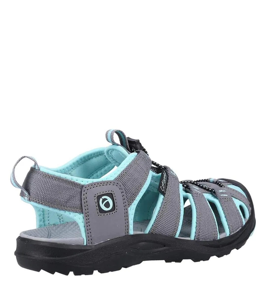 Mens marshfield recycled sandals grey/turquoise Cotswold