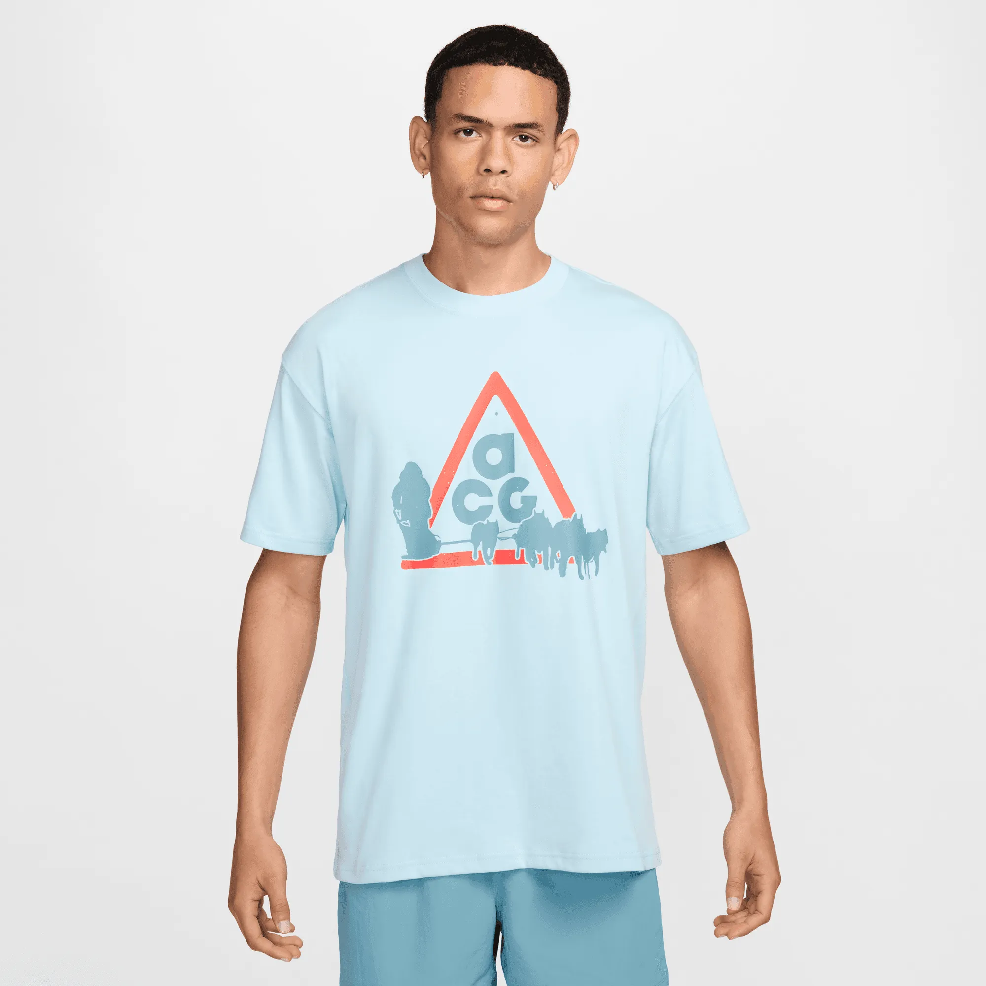 Nike ACG Glacier Blue 'Please Drive Slowly' T-Shirt