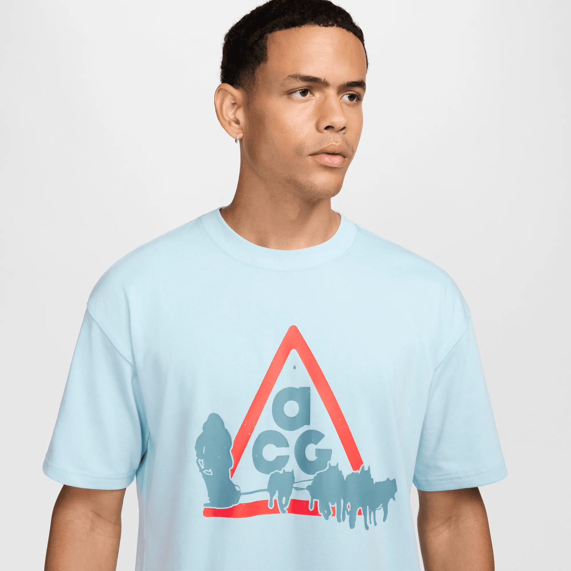 Nike ACG Glacier Blue 'Please Drive Slowly' T-Shirt