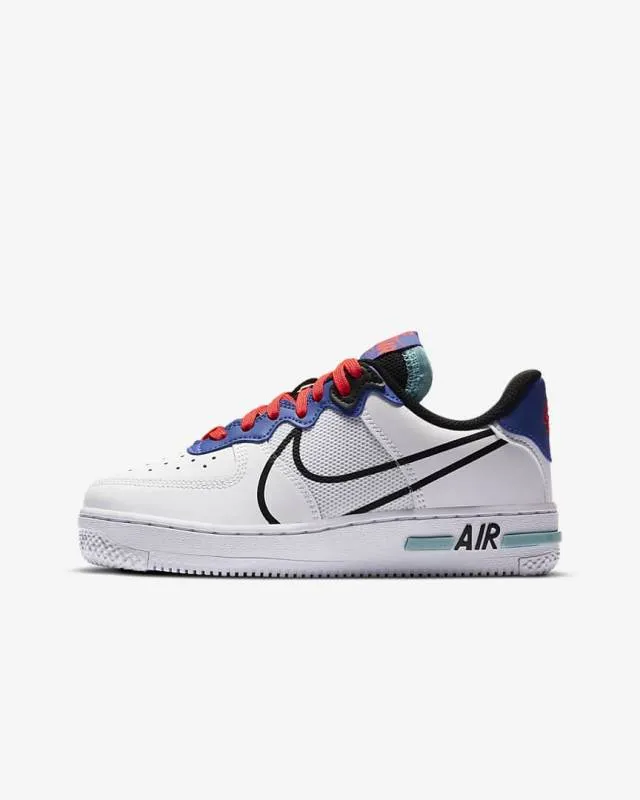 NIKE AIR FORCE 1 REACT GRADE SCHOOL US SIZE 6 Y