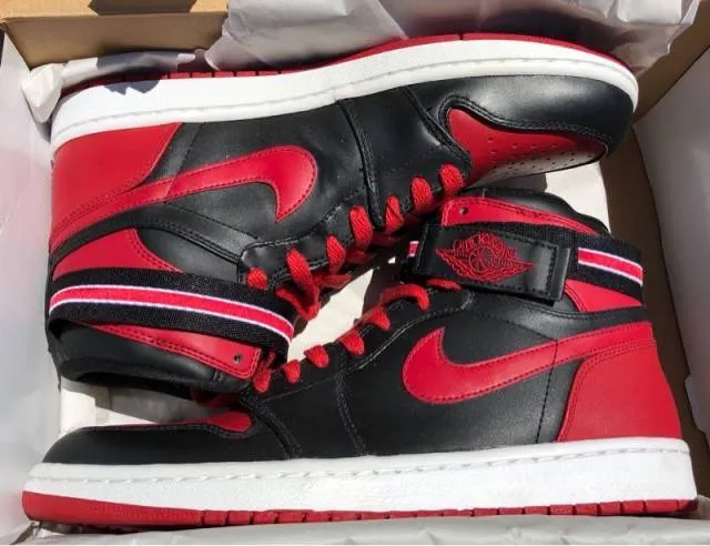 Nike air jordan 1 bred high strap 2008 banned.