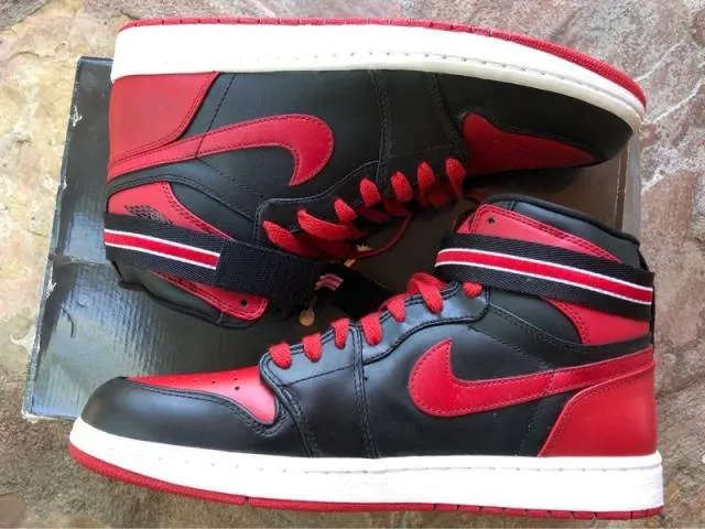 Nike air jordan 1 bred high strap 2008 banned.