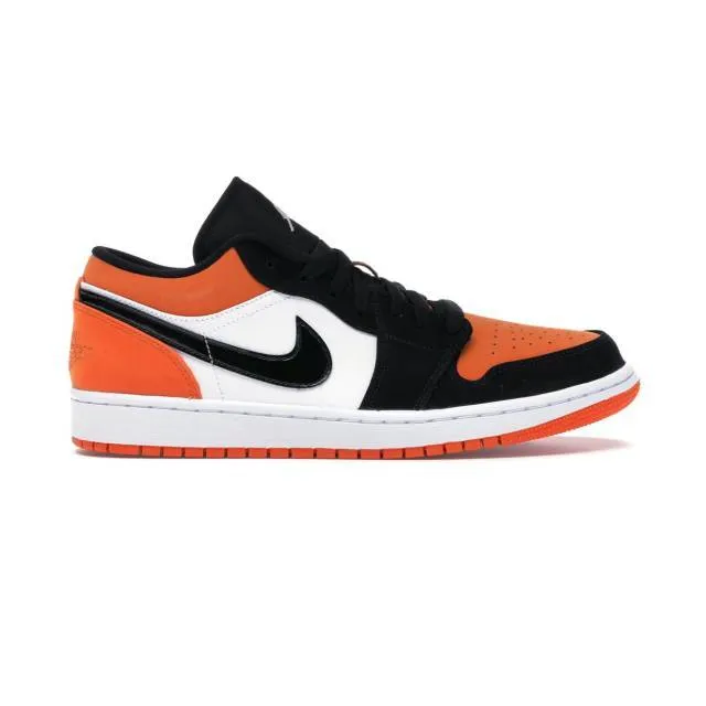 Nike air jordan 1 low (shattered backboard/ orange/ starfish/ black sail) men us 8-13 553558-128