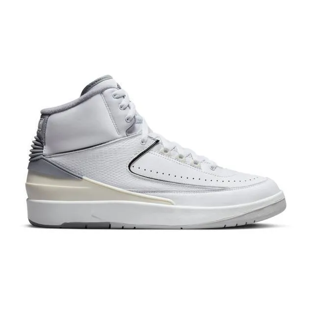 Nike air jordan 2 retro (white cement/ white/ cement grey/ sail/ black) men us 8-13 dr8884-100