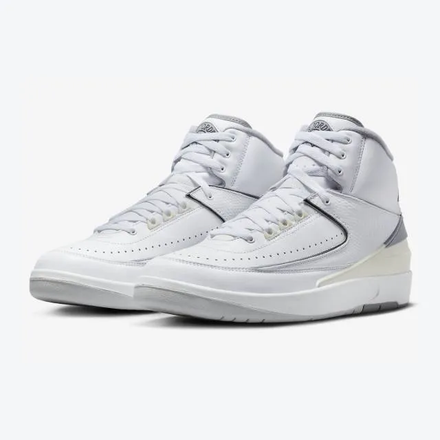 Nike air jordan 2 retro (white cement/ white/ cement grey/ sail/ black) men us 8-13 dr8884-100