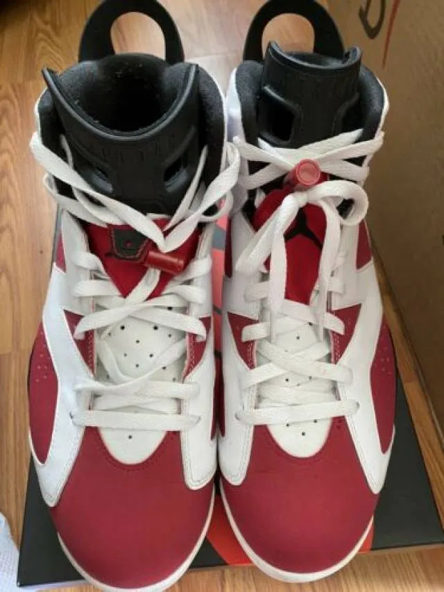 Nike air jordan 6 vi carmine sz 13 good condition