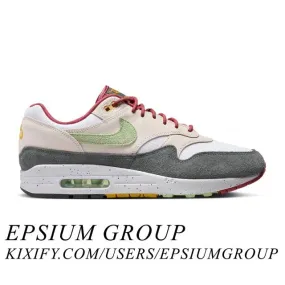 Nike air max 1 (easter celebration/ light soft pink/ vapor green/ anthracite/ adobe/ university gold/ white) men us 8-13 fz4133-