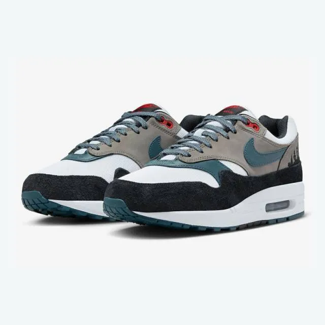 Nike air max 1 premium (escape/ blue/ white/ state blue/ black/ soft grey) men us 8-13 fj0698-100