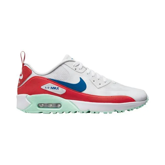 Nike air max 90 golf (u.s. open brookline, surf and turf (2022)/ summit white/ red clay/ mint foam/