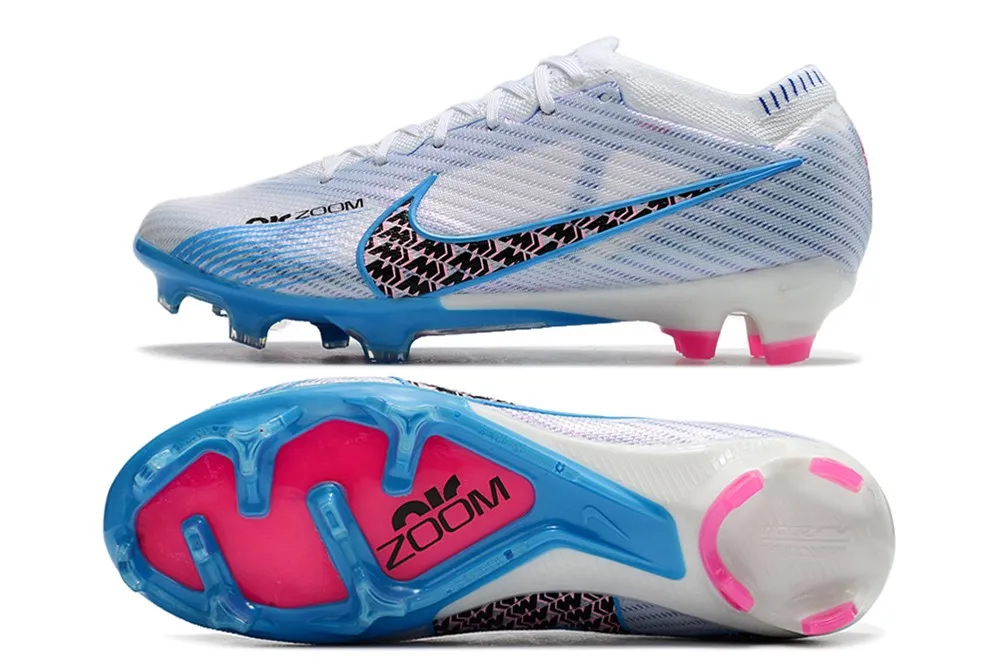 Nike Air Zoom Mercurial Vapor 15 Elite FG Blast Pack - White/Blue/Laser Pink