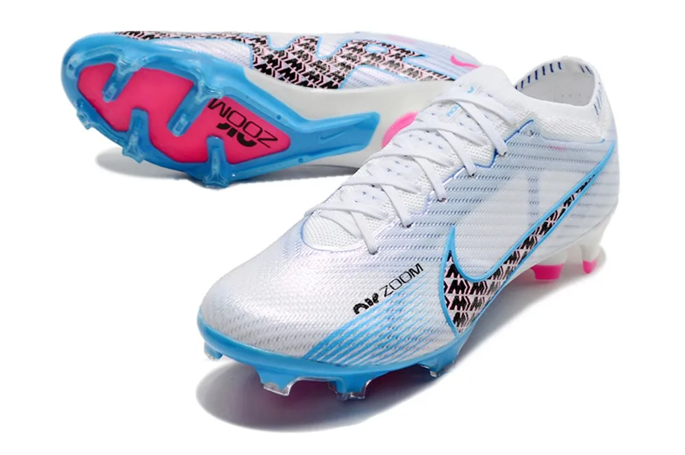 Nike Air Zoom Mercurial Vapor 15 Elite FG Blast Pack - White/Blue/Laser Pink