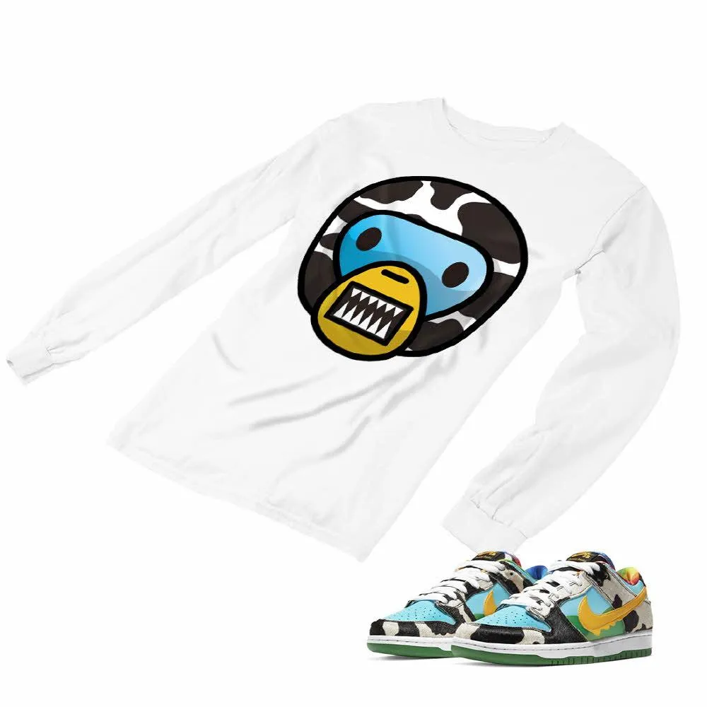 Nike Dunk Ben Jerry’s Matching Custom Designed Long Sleeve T shirt ND 1-2-16