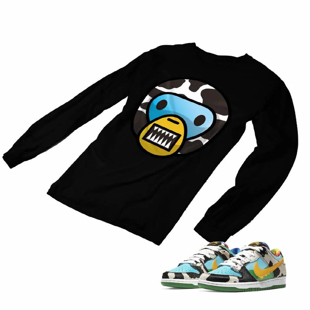 Nike Dunk Ben Jerry’s Matching Custom Designed Long Sleeve T shirt ND 1-2-16