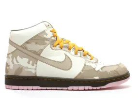 Nike Dunk High 1 Piece White Khaki Pink Ice (WORN/NO BOX)