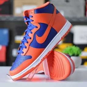 Nike dunk high blue orange