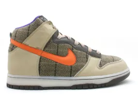 Nike Dunk High Premium Tweed Orange Blaze (WORN)