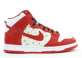 Nike Dunk High Pro SB Supreme Red Stars (WORN)