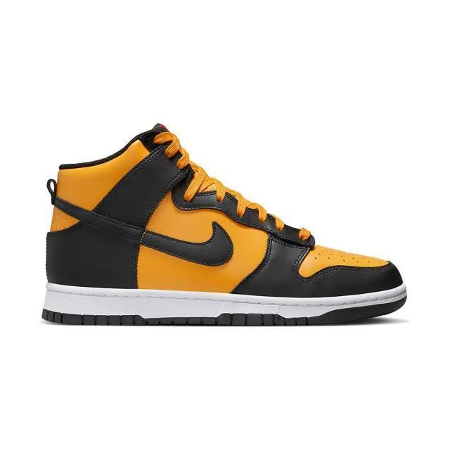 Nike dunk high retro (bruce lee/ university gold/ white/ habanero red/ black) men us 8-13 dd1399-700