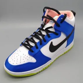 Nike dunk high wmns blue satin