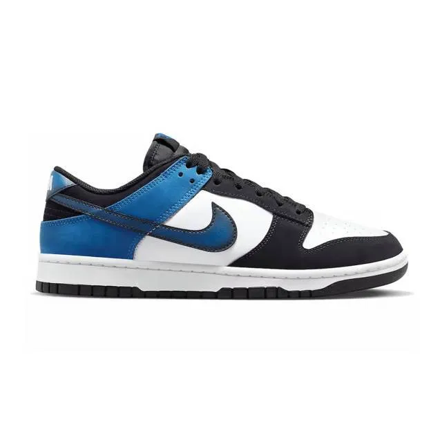 Nike dunk low (airbrush swoosh/ industrial blue/ summit white/ blue/ black/ white) men us 8-13 fd692