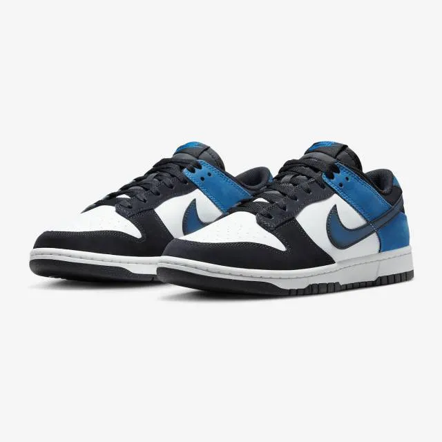 Nike dunk low (airbrush swoosh/ industrial blue/ summit white/ blue/ black/ white) men us 8-13 fd692