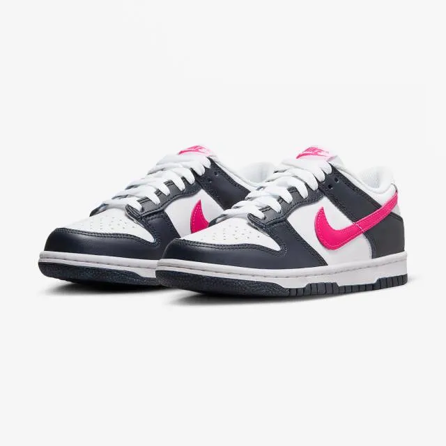 Nike dunk low gs (obsidian fierce pink/ dark obsidian/ fierce pink/ white) big kids 3.5y-7y fb9109-4