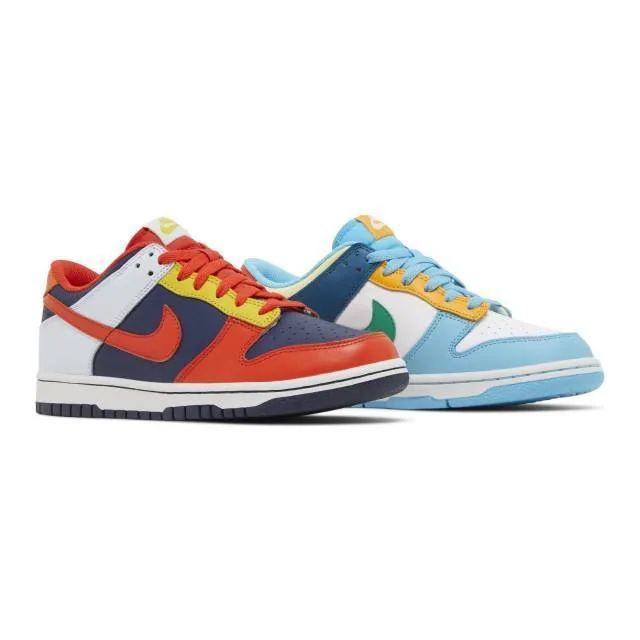 Nike dunk low gs (what the/ multi-color/ multi-color) big kids 3.5y-7y fq8348-902