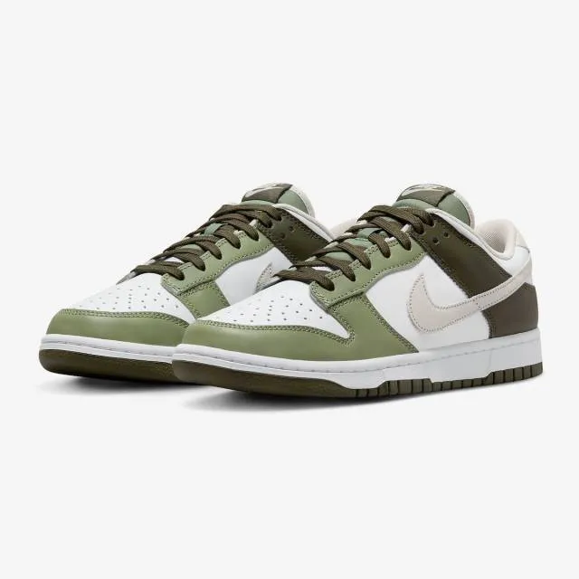 Nike dunk low (oil green cargo khaki/ white/ light bone/ oil green/ cargo khaki) men us 8-13 fn6882-