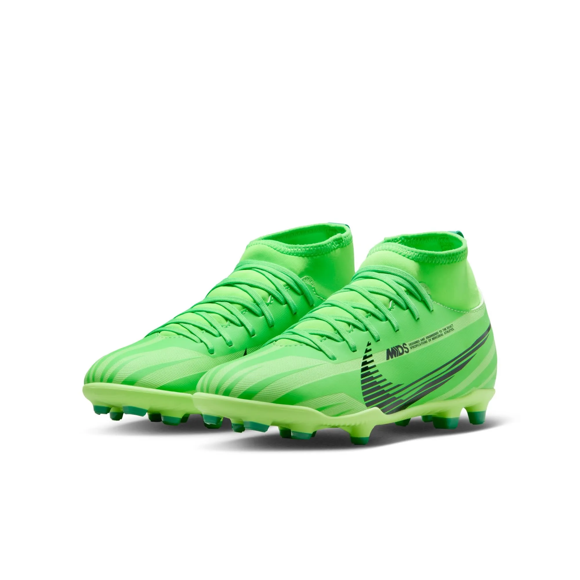 Nike Mercurial Superfly 9 Club MDS FG/MG Jr (Lime/Black)