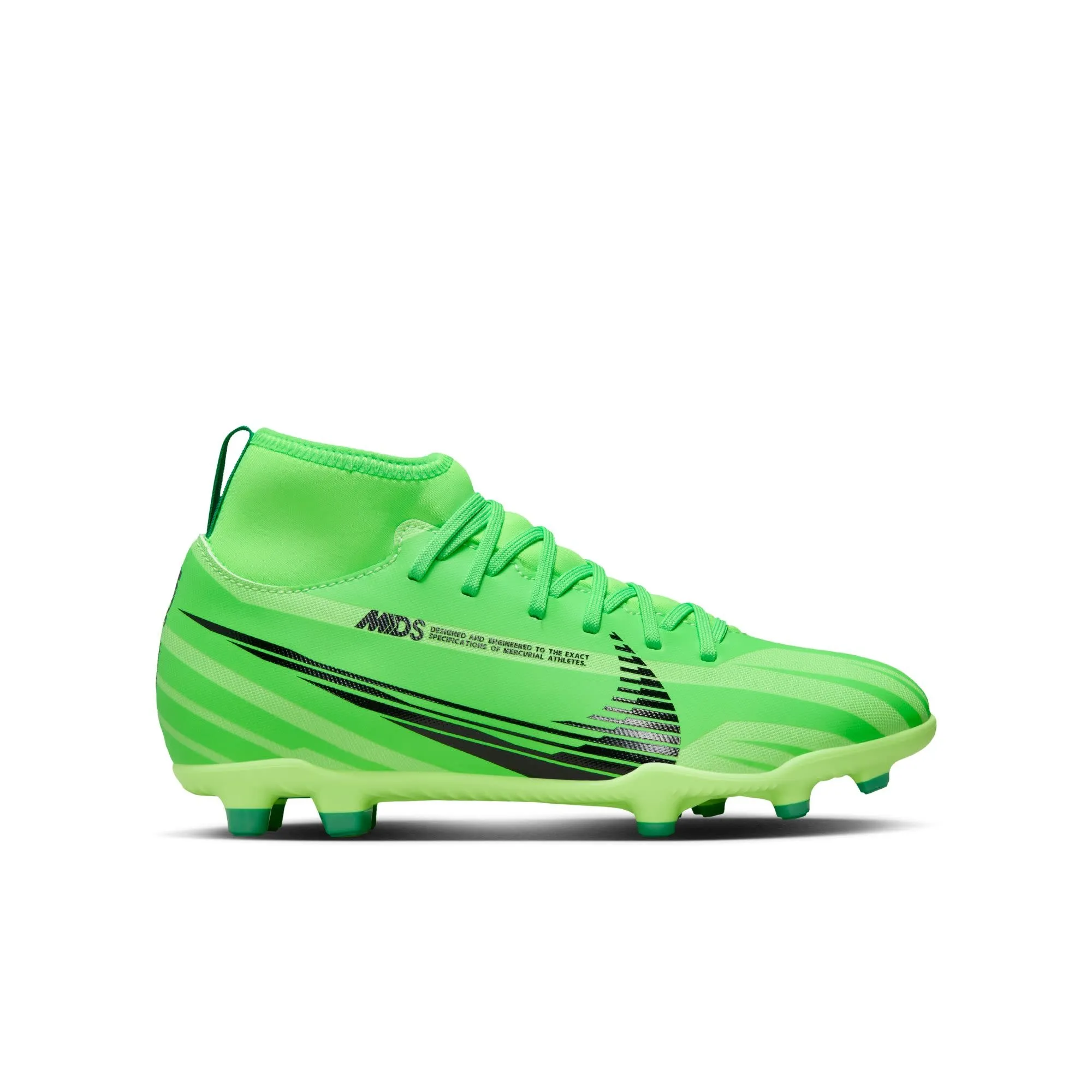 Nike Mercurial Superfly 9 Club MDS FG/MG Jr (Lime/Black)