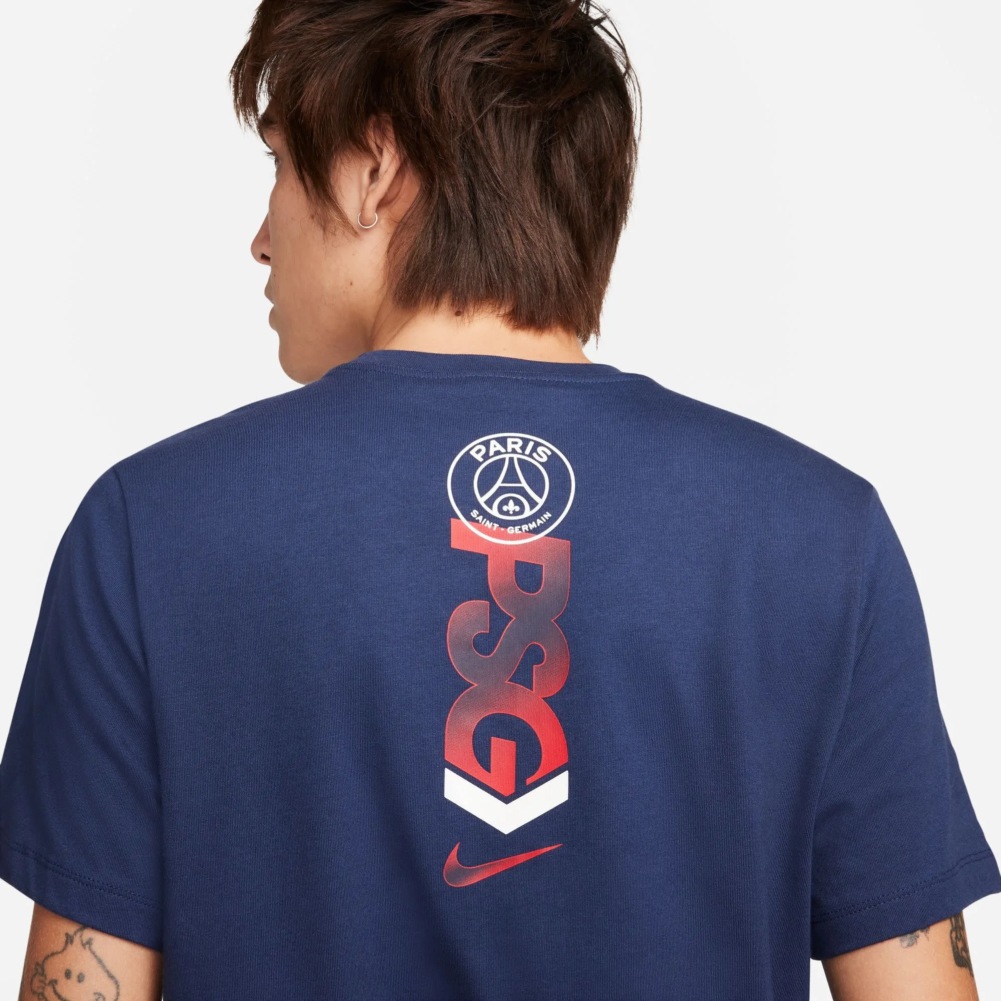 Nike PSG 23/24 Mercurial Tee (Navy)