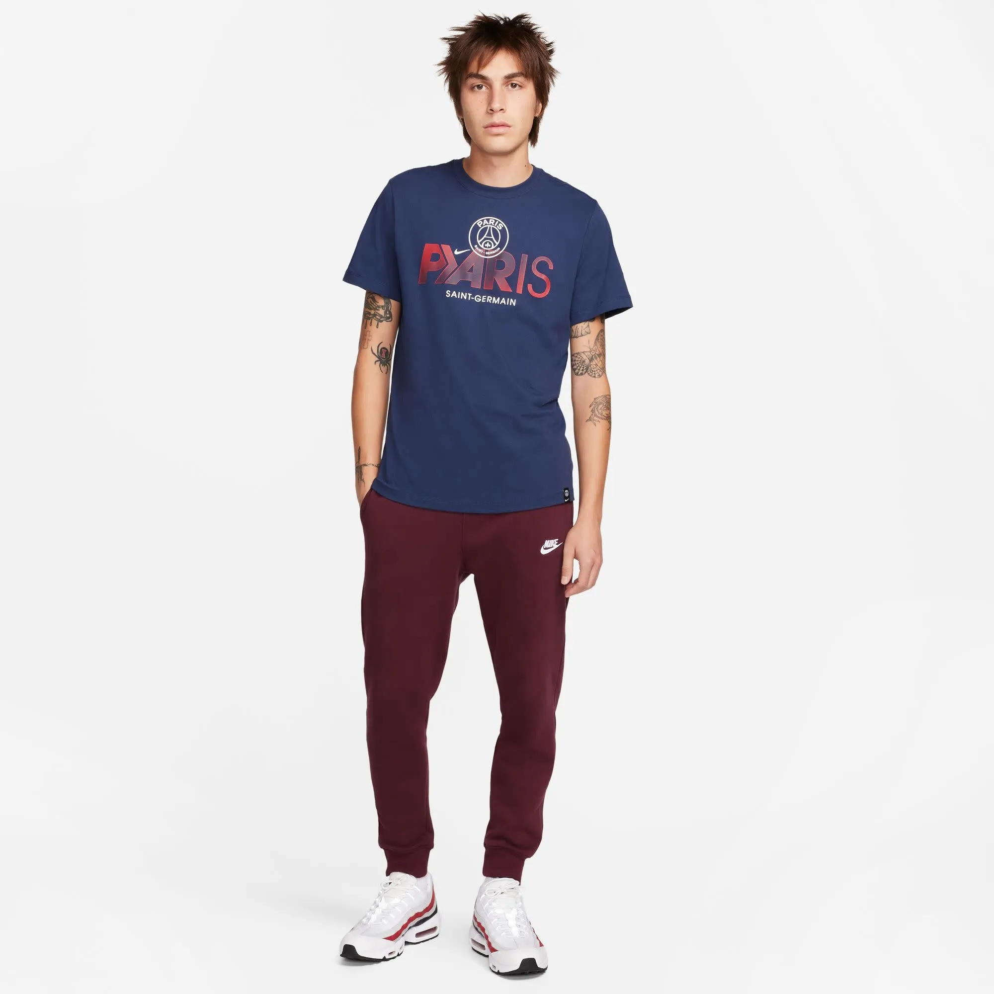 Nike PSG 23/24 Mercurial Tee (Navy)